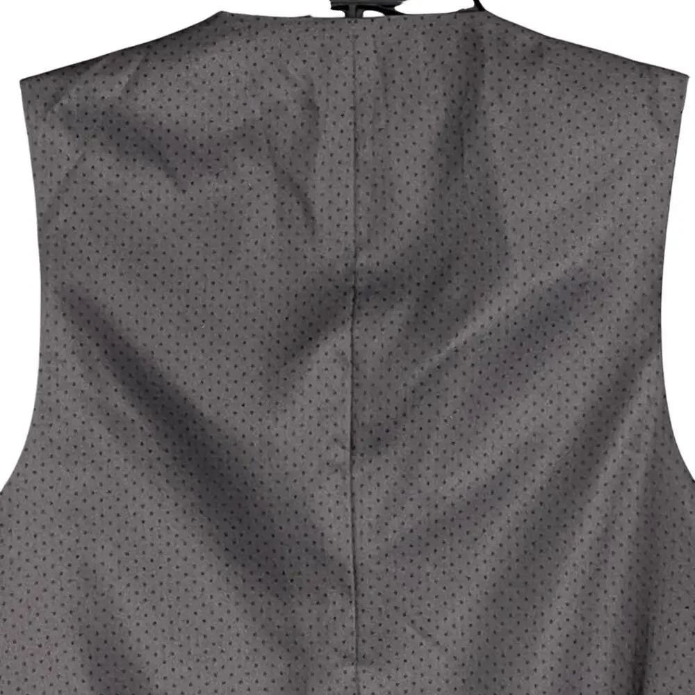 Alfani Tuxedo Vest Men's Small Slim Fit Stretch Fabric Grey & Black NWT